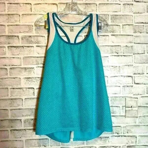 Champion racer back tank top size XXL pretty blue and white excellent condition